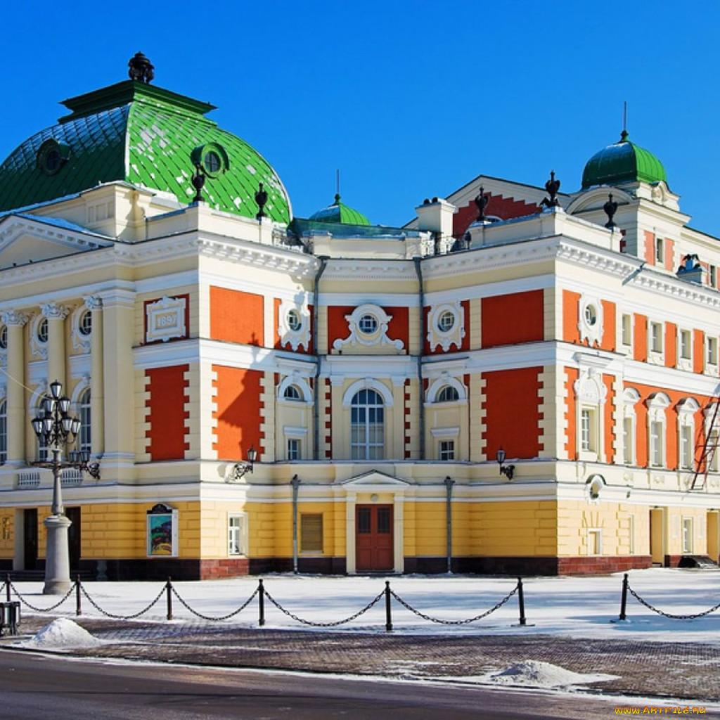 Обои Иркутск Города - Здания, дома, обои для рабочего стола, фотографии  иркутск, города, - здания, дома, театр Обои для рабочего стола, скачать обои  картинки заставки на рабочий стол.